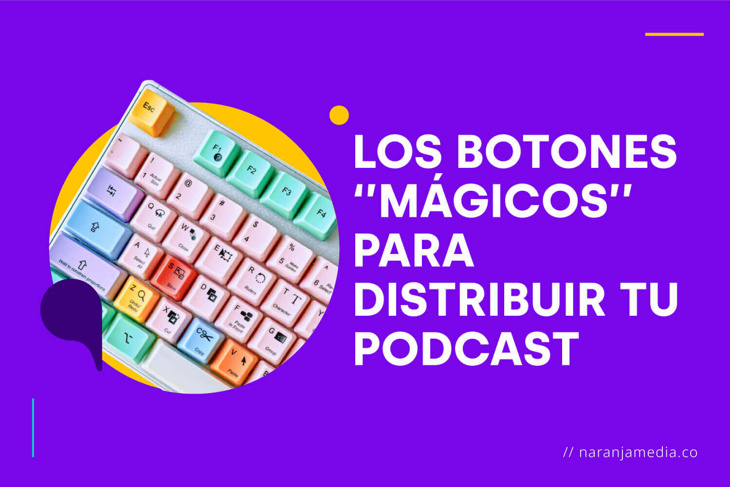 Los botones magicos para distribuir tu podcast